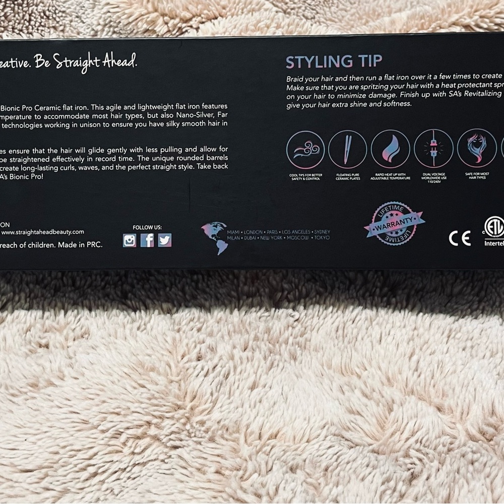 chic Black Hair Styling Tool Set - Picture 3 of 5